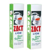 ราคา ZACT ยาสีฟันขจัดคราบ แซคท์ สูตรสำหรับผู้ดื่มกาแฟ และชา กล่องสีเขียว 160 กรัม 2 กล่อง (1292767908)