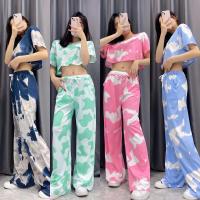 ราคา ฟรี เสื้อคู่ 1 ตัว 788 ชุดเซ็ท ลายมัดย้อม ใส่สบาย งานน่ารัก (10489361981)