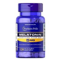 ราคา puritan pride Melatonin 5 mg 120 tablets ช่วยผ่อนคลาย หลับสบาย 1 shopee vit สงวนสิทธิไม่คืนทุกกรณี All Sales Final (13286226764)