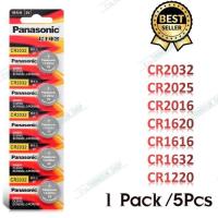 ราคา ถ่านกระดุม PANASONIC รุ่น CR1632 cr2032 cr2025 cr2016 cr1620 cr1616 cr1632 cr1220 1 Pack มี 5 ก้อน (2646581322)