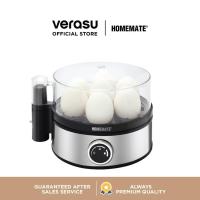 ราคา HOMEMATE เครื่องต้มไขไฟฟ้า 7 ฟอง รุ่น HOM 216011 VERASU วีรสุ หม้อนึ่งไข่ หม้อต้มไข่ (7948743345)
