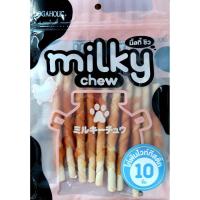 ราคา Milky Chew มิ้ลกี้ชิว ไก่พันไวท์ทีสติ๊ก 10 ชิ้น ซื้อ1แถมฟรี 1 คำสั่งซื้อ (2687877163)