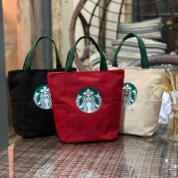 ราคา กระเป๋าสตาร์บัค มี4สี มีกระดุมถุงผ้า กระเป๋า Starbuck พร้อมส่ง (11639261187)
