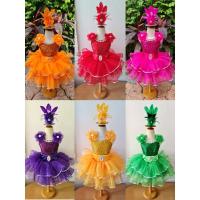 ราคา พร้อมส่ง ชุดไหล่ดอกไม้ ชุดดรัมเมเยอร์ ชุดเชียร์ลีดเดอร์ ชุดเต้นเด็ก (7580015802)