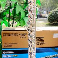 ราคา ஐYAMAHA authentic flute YFL211SL C 16 closed cell silver flute musical instrument (11152660852)