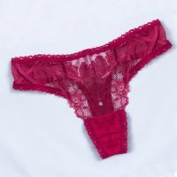 ราคา Kyra Tanga กางเกงชั้นในตัดเย็บผ้าลูกไม้เต็มตัว (4348723163)