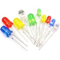 ราคา 10 ชิ้น LED Super bright 5mm Blue Green Red White หลดสีขาว แสงสีแดง สีเขียว และสีน้ำเงิน (7839771871)