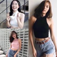 ราคา Hot เสื้อแขนกุด คอเต่า เรย่อน สายฝอ แซบๆๆ เสื้อแขนกุดคอเต่า เสื้อยิปซี เสื้อกล้าม เสื้อเรย่อน ครอป เสื้อครอป (9815541262)