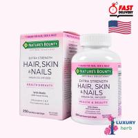 ราคา Nature s Bounty Hair Skin and Nails 250 Softgels (11936153871)