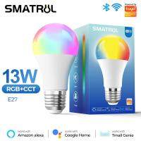 ราคา SMATRULรุ่นใหม่ Lamptan Nestmotion Multicolor RGB Wi Fi Wifi Blutooth bulb หลอดไฟ หลอดอัจฉริยะ 16 ล้านสี รุ่นไวไฟ รุ่นบลูทูธ ควบคุมผ่านแอป Smartlife (7242780457)