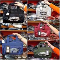 ราคา Converse Collection คอนเวิร์ส กระเป๋า กระเป๋ากีฬา Bag Sport Logo Mini 126000398 BK GRY G NVY R 690 (8613568566)