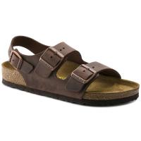 ราคา Birkenstock รองเท้าแตะหนัง Milano รัดข้อเท้า สําหรับผู้หญิง และผู้ชาย (19205834394)