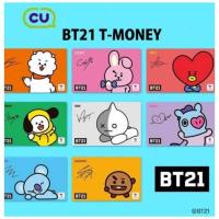 ราคา มีสินค้าพร้อมส่ง บัตร T Money BT21 ใช้งานได้จริง สำหรับใช้เดินทางในประเทศเกาหลี เท่านั้นนะคะ ไม่มีวันหมดอายุ (16361660699)