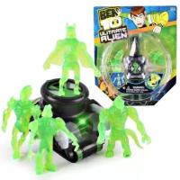 ราคา ส่งเร็ว Ben10 ของเล่นเบนเทน นาฬิกาแปลงร่าง โมเดล4ตัว แถมถ่าน 4 ก้อน (3641925122)
