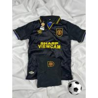 ราคา ชุดบอลย้อนยุค Manchester United Black 1993 1994 เสื้อบอลและกางเกงบอลผู้ชาย ปี 1993 1994 (3056275990)