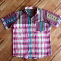 ราคา เสื้อเชิ้ตลายผ้าขาวม้า ผ้าฝ้าย 100 (3312751744)