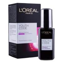 ราคา L Oreal Youth Code Eye Essence 20ml ลอรีอัล ยูธ โค้ด อาย เอสเซนส์ บำรุงผิวรอบดวงตาไขรหัสลับสู่ความอ่อนเยาว์ (5519559712)