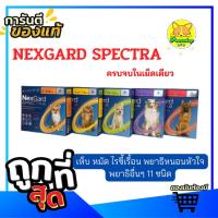 ราคา Nexgard Spectra Dog ยากำจัดเห็บหมัดแบบเคี้ยว กันพยาธิหัวใจ ถ่ายพยาธิลำไส้ 3 เม็ด กล่อง สำหรับสุนัขเท่านั้น (10831742417)