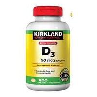 ราคา Exp 04 24 Kirkland Signature Extra Strength D3 50 mcg 600 Softgels (12509771426)