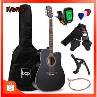 ราคา กีตาร์ กีต้าร์โปร่ง กีต้า กีตาร์41นิ้ว เหมาะสำหรับมือใหม่ แข็งแรง พกพาสะดวก มีหลายสี กีต้าร์โปร่งคุณภาพ มอบของขวัญ7ชิ้น (9252772839)