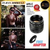 ราคา เลนส์ Fujian 50mm f1 4 พร้อมรับประกัน 1 ปี ของแถมครบชุด เลนส์มือหมุน เลนส์กล้อง เลนส์หน้าชัดหลังเบลอ เลนส์กล้อง Lens (12858316775)