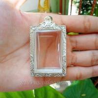 ราคา กรอบพระเงิน80 สมเด็จ กว้าง2 7 สูง4 0 ขนาดจอกระจก (18328178634)
