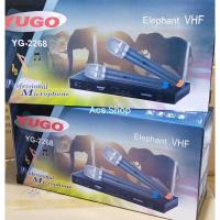 ราคา ไมค์ลอยคู่ YUGO รุ่น YG 2268 สัญญาณ VHF ระบบ Wireless ไมค์ไร้สาย ไมโครโฟน ไมค์ (6869067150)