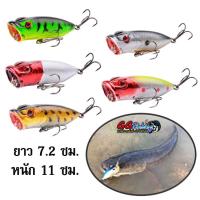 ราคา เหยื่อปลอมป๊อปเปอร์ เหยือปลอมตกปลา เหยื่อปลอมปอบเปอร์ ขนาด11 8กรัม 1ตัว (7954304747)