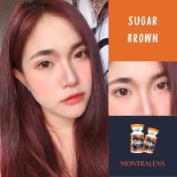 ราคา คอนแทคเลนส์ Sugar Brown Gray Montra ขนาดบิ๊กอาย ขายดี (3056178673)