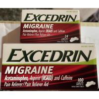 ราคา พร้อมส่ง Excedrin Migraine 24 100 เม็ด ทันใจกว่า ใทยลึนอน หมดอายุ 02 2024 (14393269024)