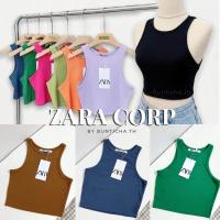 ราคา เสื้อกล้ามครอป เสื้อครอป เสื้อกล้าม ป้าย ZARA (10485783840)