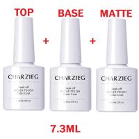 ราคา Top Coat เคลือบสีเล็บเจล base coat MATTE TOP UV LED Gel Polish Soak Off ทาเล็บเจล สีทาเล็บเจล สีเจล ยาทาเล็บเจล 7 3ML (4641216870)