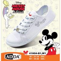 ราคา ADDA 41H04 41H17 รองเท้าผ้าใบนักเรียน ผูกเชือก ลายมิกกี้เมาส์ สนูปปี้ MICKEY MOUSE SNOOPY (4218835132)