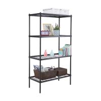 ราคา INDEX LIVING MALL ชั้นวางของ 4 ชั้น รุ่นไวร์เน็ท ขนาด 90 x 45 x 160 ซม สีดำ (8099350749)