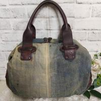 ราคา กระเป๋ามือสอง DIESEL งานผ้ายีนส์แต่งหนังแท้ มี 1 ช่องหลัก อะไหล่ปั๊มแบรนด์ทุกจุด ภายในซับผ้าสะอาด ราคา 690 (13960395616)