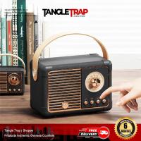 ราคา ลำโพงบลูทูธพกพา รุ่น HM11 Plus ลำโพงไร้สาย สไตล์เรโทร ลำโพงวิทยุ รองรับ TF USB AUX FM Mini Bluetooth Speaker (20424071923)