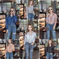 ราคา เสื้อเชิ้ตซีทรู ดาวิ ทรงหรูหรามาก fabric ผ้าใยแก้วญี่ปุ่น (17260786069)