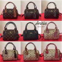 ราคา พร้อมส่ง กระเป๋า ทรงหมอน มินิ 7 นิ้ว ปั๊ม LV coach แถมฟรี ป้ายแท็กแบรนด์ ทุกใบ (13818089717)