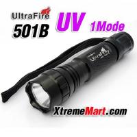 ราคา ไฟฉาย UV UltraFire WF501B หลอด UV เฉพาะไฟฉาย ความยาวคลื่น 395nm LED Light Flashlight แสงม่วง (2874333792)