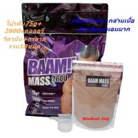 ราคา เวย์โปรตีน เพิ่มน้ำหนัก BAAM MASS 2600 เพิ่มแรง เพิ่มน้ำหนัก สร้างกล้ามเนื้อ (3274924726)