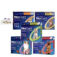 ราคา Nexgard Spectra Dog ทุกขนาด ผลิตภัณฑ์ป้องกันเห็บหมัด พยาธิหนอนหัวใจ (13303009022)
