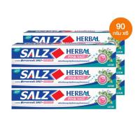 ราคา Salz ยาสีฟัน ซอลส์ สูตรเกลือชมพู Herbal Pink Salt 90 กรัม x 6 หลอด (2677976431)
