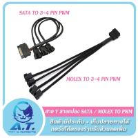 ราคา สาย Y สายแปลง Sata to 3 4 PIN PWM MOLEX to 3 4 PIN PWM (20308880225)