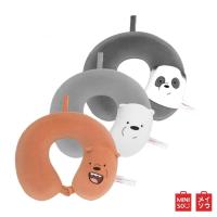 ราคา MINISO หมอน หมอนรองคอตัวยู หมอนรองคอ อุปกรณ์เสริมสำหรับเดินทาง กระเป๋าเดินทาง We Bare Bears x MINISO (1487563007)