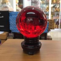 ราคา ลูกแก้ว ขนาด 10 ซม และ 15 ซม พร้อมฐานรอง สีแดง เหลือง เขียว (1368860864)