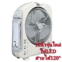 ราคา Sunca พัดลมชาร์จไฟพร้อมไฟฉาย ใบพัดขนาดใหญ่12นิ้ว อเนกประสงค์ แบบพกพา รุ่นSF 292 (1641523880)