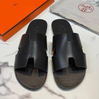 ราคา รองเท้าแตะ Hermès Izmir Sandal รองเท้าผู้ชายแบบสวม หนังแท้ (9660467730)