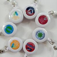 ราคา โยโย่ติดบัตร ติดกระเป๋าเสือ ติดโลโก้เรซิ่น Covid 19 สีขาว โยโย่ติดเสื้อ ติดบัตรพนักงาน (10146645278)