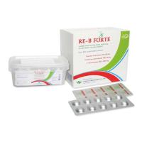 ราคา วิตามินบีรวม B1 B6 B12 เข้มข้นมากกว่า 5 เท่า Re b forte รีบีฟอร์ท ช่วยบำรุงปลายประสาท (13290862027)