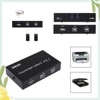 ราคา 2 Ports USB 2 0 Sharing Switch Switcher Adapter Box For PC Scanner Printer New (2030498007)